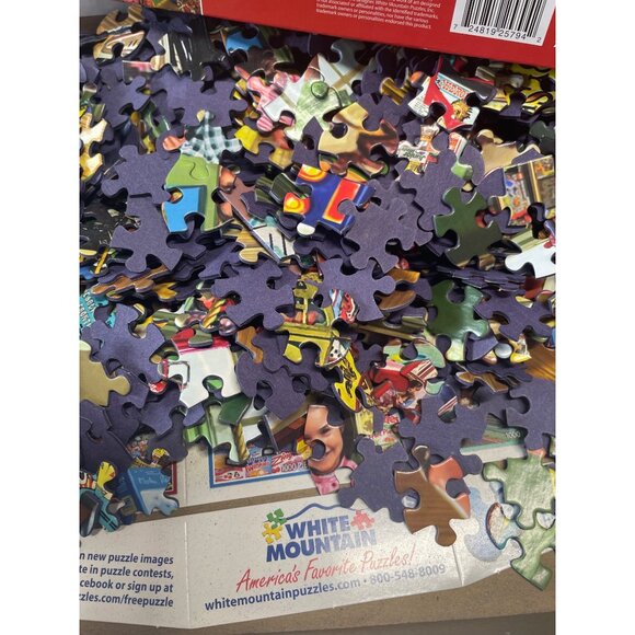 The Toy Store 1000 Piece Jigsaw Puzzle By White Mountain Children Shopping - Picture 3 of 3